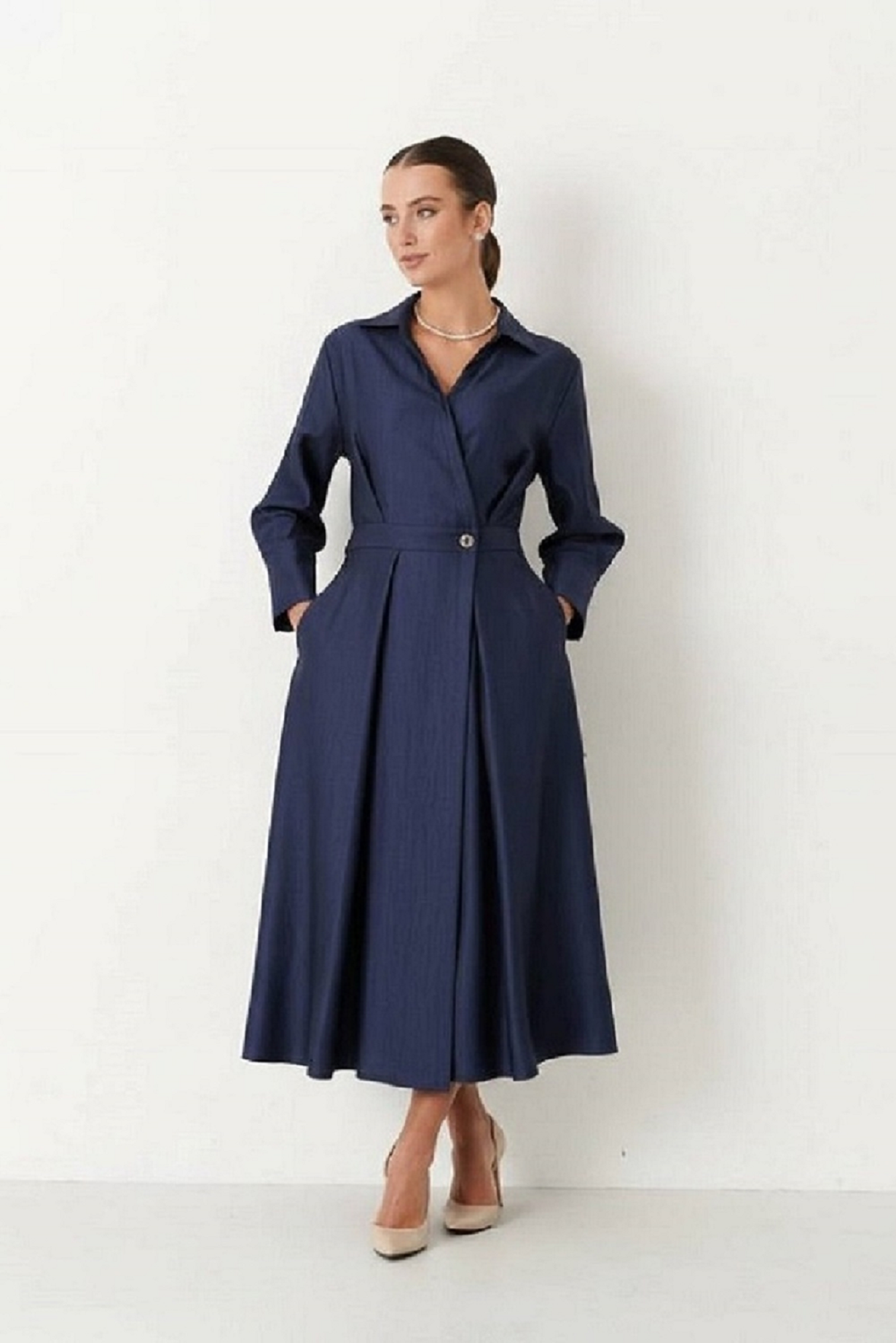 ПЛАТЬЕ-ТРЕНЧ VITALIA ДЛИНОЙ МИДАКСИ арт: 1.2096 C1