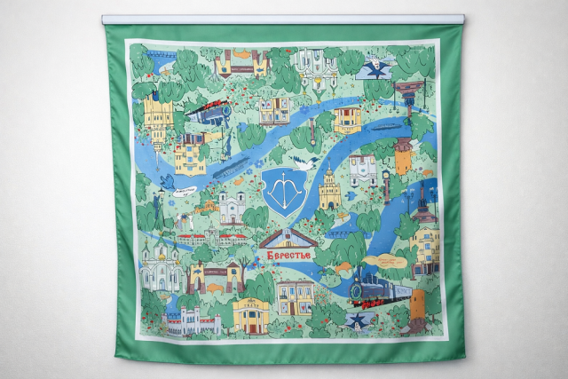 Платок Брэст — сэрца запаведнага краю! арт: 9.2025 A1